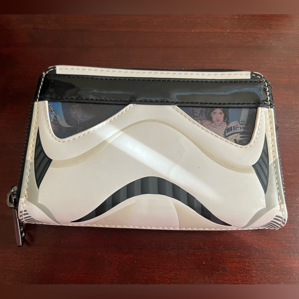 Loungefly Black and White Stormtrooper Wallet